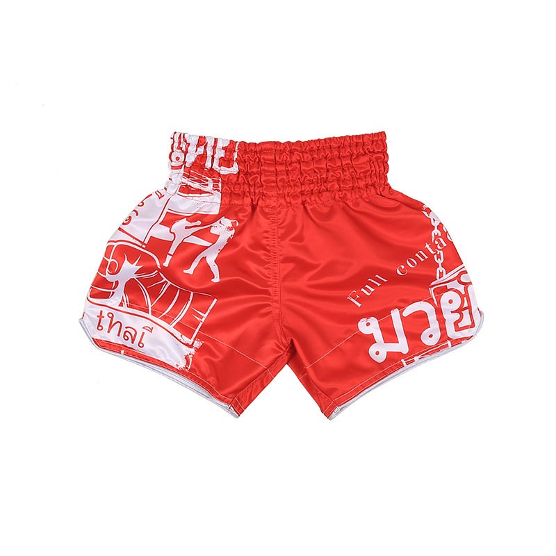 Children's model boxing pants KIDS martial arts clothing training clothes ufc combat clothing Muay Thai shorts soft breathable