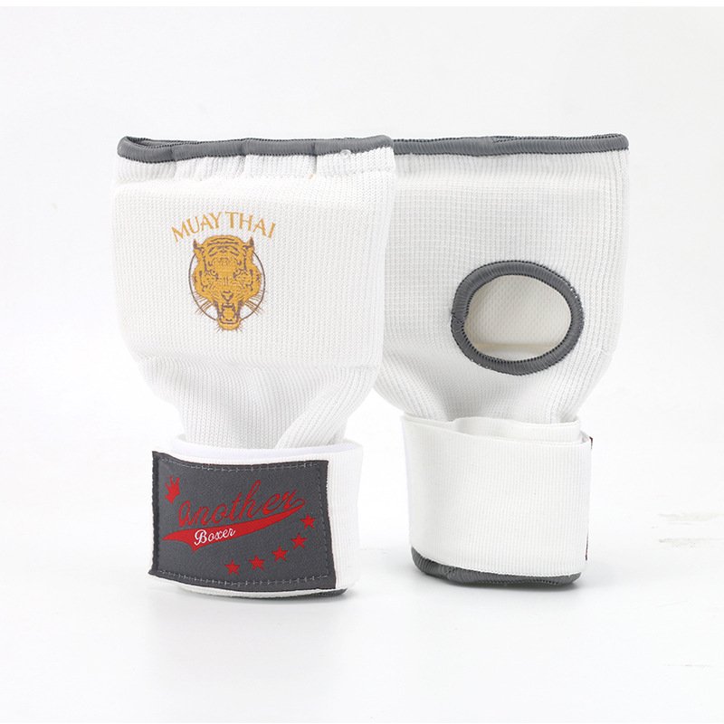 Gel Boxing Gloves Half Finger Gloves Sparring Fighting Lazy Quick Wrap Bandage Bandage Hand Protector Cloth Muay Thai Men's and Women's
