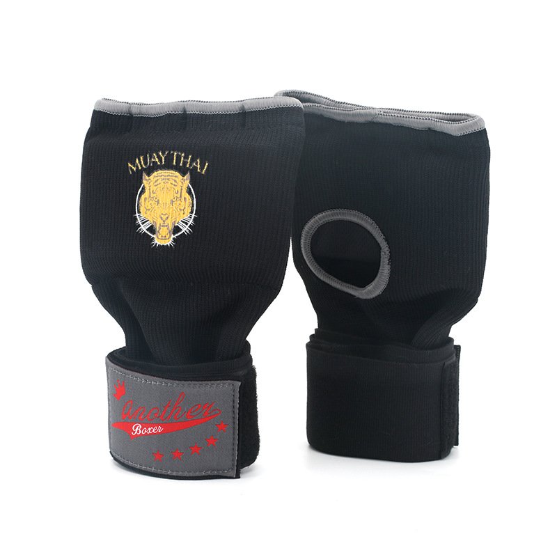 Gel Boxing Gloves Half Finger Gloves Sparring Fighting Lazy Quick Wrap Bandage Bandage Hand Protector Cloth Muay Thai Men's and Women's