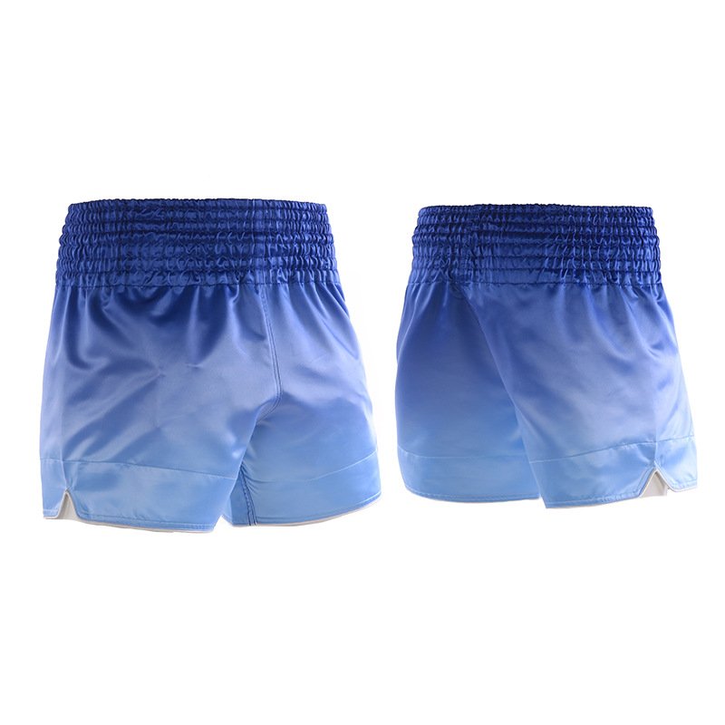 Gradient Muay Thai Fight Shorts with Fresh Color Design for High-Performance Competition and Training