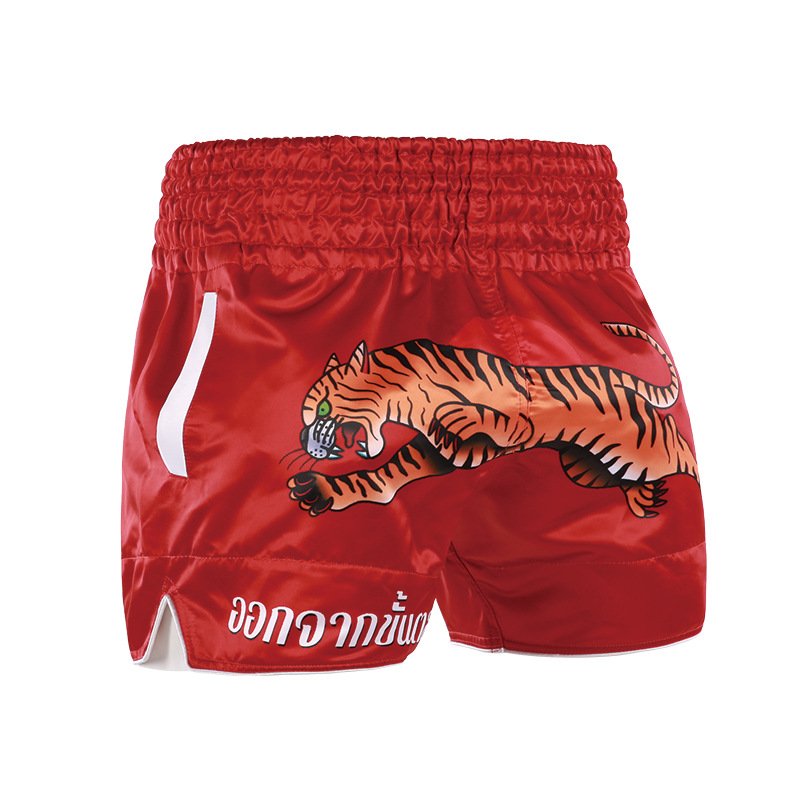ONE Muay Thai Short Authentic Muay Thai Pants Side Plus Pocket Style Fight Pants Upgrade Boxing Shorts