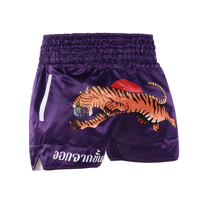 ONE Muay Thai Short Authentic Muay Thai Pants Side Plus Pocket Style Fight Pants Upgrade Boxing Shorts